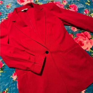 Bar III Vibrant Red Women's Blazer